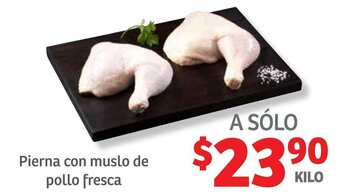 Soriana Híper Pierna con Muslo de Pollo Fresca oferta