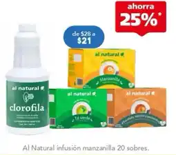 Farmacia San Pablo Al Natural infusión manzanilla oferta