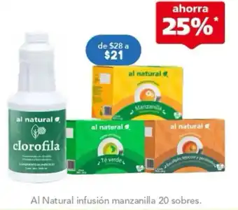 Al Natural infusión manzanilla