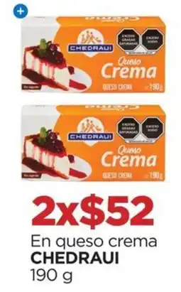 Chedraui chedraui queso crema oferta