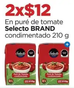 Chedraui Selecto BRAND puré de tomate condimentado oferta