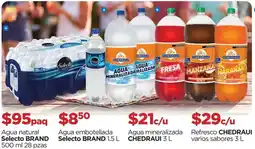 Chedraui Selecto BRAND Agua natural oferta