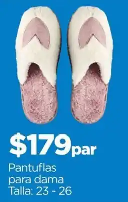 Chedraui Pantuflas para dama oferta