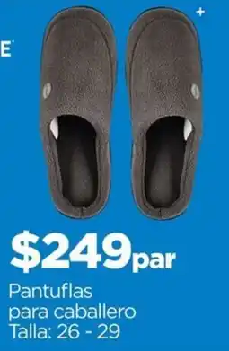 Chedraui Pantuflas para caballero oferta