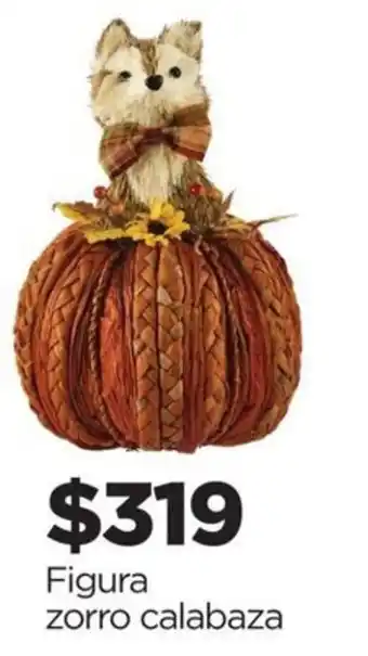 Figura zorro calabaza