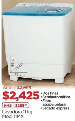 Chedraui Lavadora oferta
