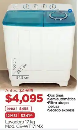 Chedraui Lavadora oferta