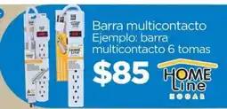 Chedraui Home Line barra multicontacto oferta