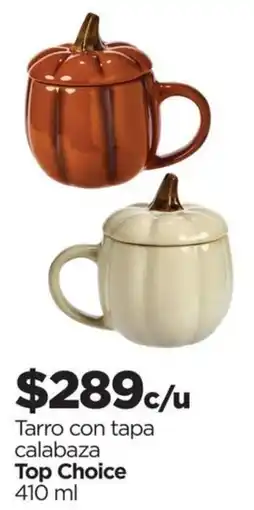 Chedraui Top Choice Tarro con tapa calabaza oferta