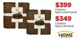 Chedraui Home Line Cobertor ligero matrimonial oferta