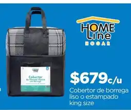 Chedraui Home Line Cobertor de borrega liso o estampado oferta
