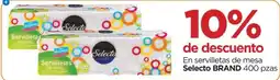 Chedraui selecto brand servilletas de mesa oferta