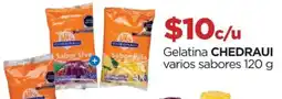 Chedraui Gelatina CHEDRAUI varios sabores oferta