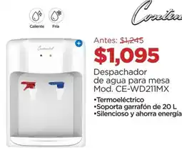 Chedraui Continental despachador de agua para mesa oferta
