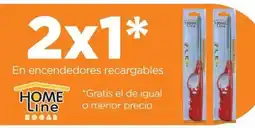 Chedraui Home Line encendedores recargables oferta