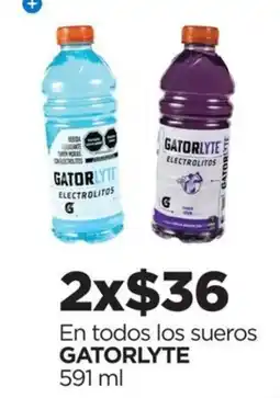Chedraui gatorlyte electrolitos oferta