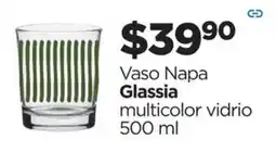 Chedraui Glassia Vaso Napa oferta
