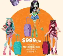 Chedraui Monster High skulltimate secrets 7 oferta