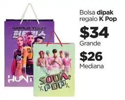 Chedraui Bolsa dipak regalo K Pop oferta
