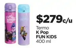 Chedraui Termo K Pop FUN KIDS oferta