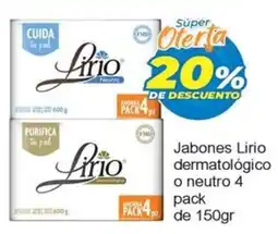 Merza Jabones Lirio dermatológico o neutro oferta