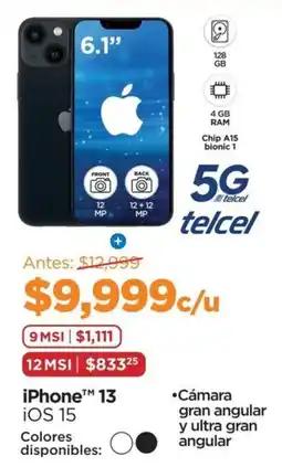 Chedraui iPhone 13 oferta