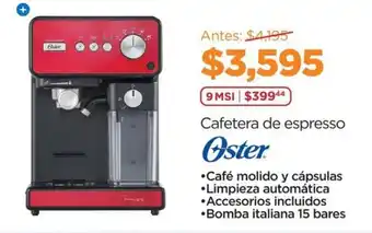 Oster Cafetera de espresso