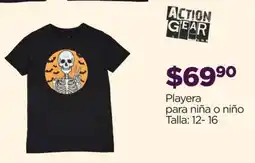 Chedraui Action Gear Playera para niña o niño oferta