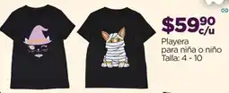 Chedraui Playera para niña o niño oferta