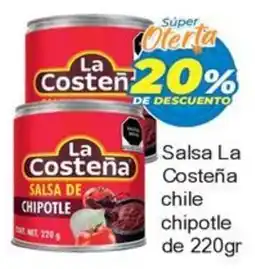 Merza La Costeña salsa de chipotle oferta