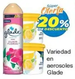 Merza Glade variedad en aerosoles oferta
