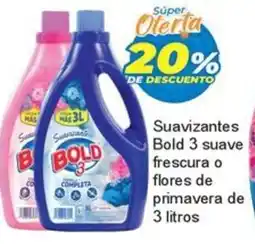 Merza Suavizantes Bold 3 suave frescura o flores de primavera de oferta