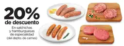 Chedraui salchichas y hamburguesas de especialidad oferta