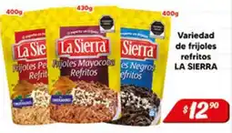 El Florido La Sierra variedad de frijoles refritos oferta