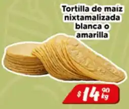 El Florido Tortilla de maiz nixtamalizada blanca o amarilla oferta