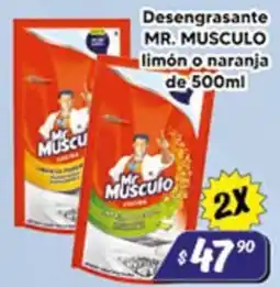 El Florido Mr. Musculo desengrasante limón o naranja oferta