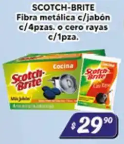 El Florido Scotch-Brite Fibra metálica c/jabón oferta