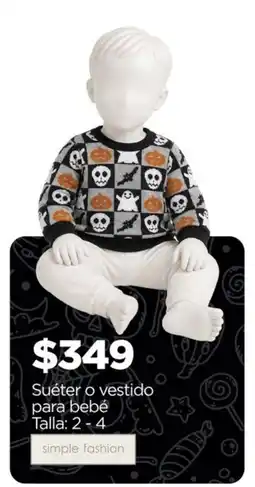Chedraui Suéter o vestido para bebé oferta