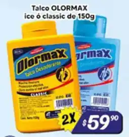 El Florido Olormax talco desodorante classic oferta