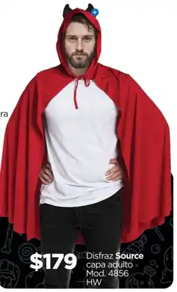 Chedraui Source disfraz capa adulto oferta