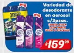 El Florido variedad de desodorante en aerosol oferta
