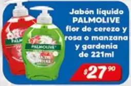 El Florido Jabón líquido palmolive flor de cerezo y rosa o manzana y gardenia oferta
