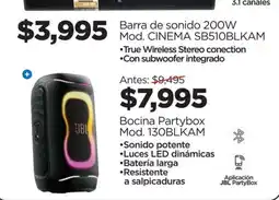 Chedraui JBL Barra de sonido 200W oferta