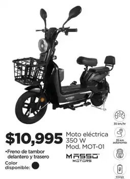 Chedraui Masso moto eléctrica oferta
