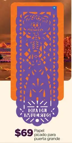 Chedraui Papel picado para puerta grande oferta