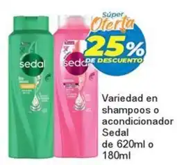 Merza Sedal shampoo o acondicionador oferta