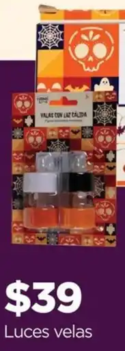 Chedraui Home Line Valas con luz cálida oferta