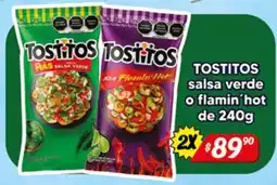 El Florido Tostitos salsa verde o flamin'hot oferta