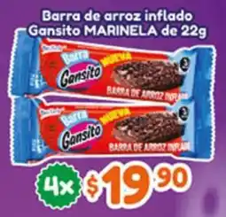 El Florido Gansito Barra de arroz inflado oferta