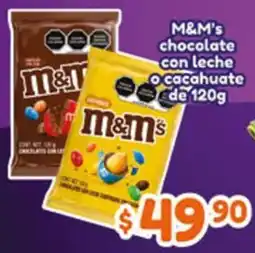 El Florido m&m's chocolate con leche o cacahuate oferta